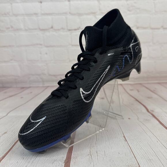 Nike Mercurial Superfly 9 Pro FG Black Soccer Cleats Mens Size 6.5 DJ5598-040 - Picture 4 of 11